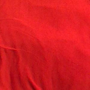 TC LuLaRoe Leggings Red with coral tone